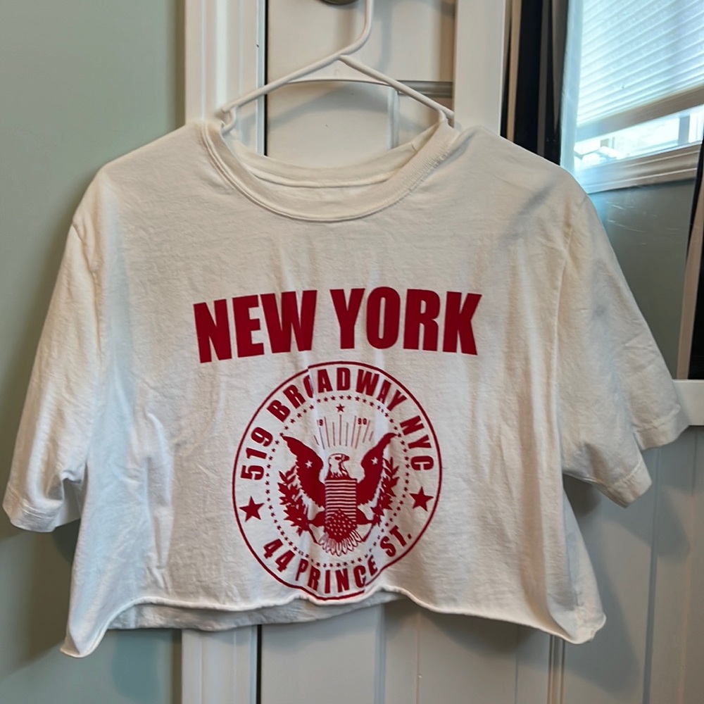 white graphic tee from pacsun